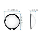 For Insta360 X5 PULUZ Rotation PC Lens Guard Protective Cover, Rotating PC Lens Guard