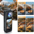 For Insta360 X5 PULUZ Rotation PC Lens Guard Protective Cover, Rotating PC Lens Guard