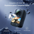 For DJI Osmo 360 PULUZ Screen Explosion-proof Tempered Glass Films, Screen Film