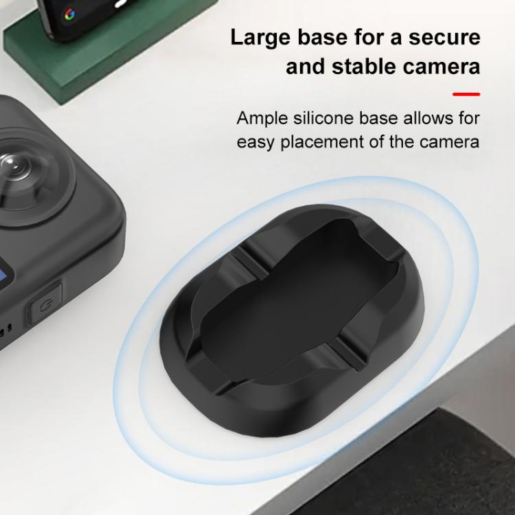For DJI Osmo 360 PULUZ Silicone Base Stand, For DJI Osmo 360 Desktop Silicone Base