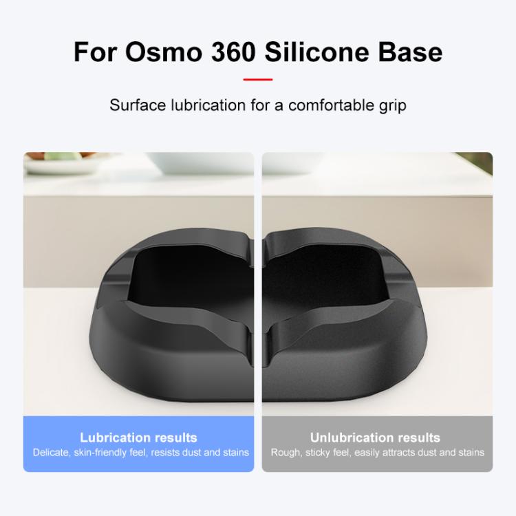 For DJI Osmo 360 PULUZ Silicone Base Stand, For DJI Osmo 360 Desktop Silicone Base