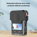 For DJI Osmo 360 Aluminum Alloy Protective Cage Expansion Frame with Lens Cover, Protective Cage – Aluminum Alloy