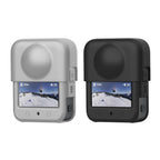 For DJI Osmo 360 PULUZ Silicone Body Protective Cover with Lens Cover, Body Cover with Lens Cover (Black), Body Cover with Lens Cover (Grey)