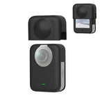 For DJI Osmo 360 PULUZ Silicone Body Protective Cover with Lens Cover, Body Cover with Lens Cover (Black), Body Cover with Lens Cover (Grey)