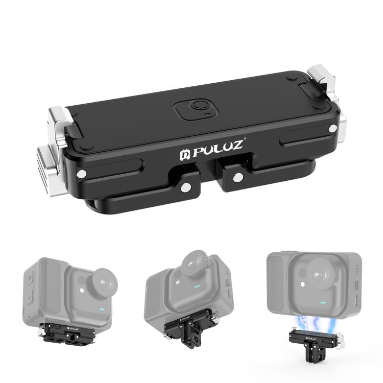 For Insta360 GO Ultra PULUZ Magnetic Aluminum Alloy Quick Release Base Mount, For Insta360 GO Ultra Aluminum Alloy For Insta360 GO Ultra Aluminum Alloy