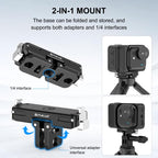 For Insta360 GO Ultra PULUZ Magnetic Aluminum Alloy Quick Release Base Mount, For Insta360 GO Ultra Aluminum Alloy