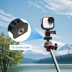 For Insta360 GO Ultra PULUZ PC Plastic Frame Adapter Base Mount, Plastic Frame