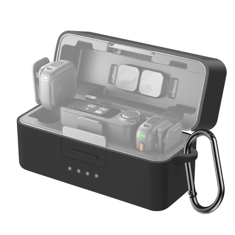 For DJI Mic 3 PULUZ Charging Case Silicone Scratch-proof Protective Cover, For DJI Mic 3 For DJI Mic 3