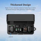 For DJI Mic 3 PULUZ Charging Case Silicone Scratch-proof Protective Cover, For DJI Mic 3