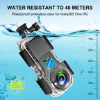 For Insta360 One RS 1-Inch 360 Edition 40m Underwater Waterproof Housing Case – Waterproof, Tempered Glass