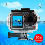 For DJI Osmo Action 5 Pro / 3 / 4 PULUZ 60m Underwater Waterproof Housing Diving Case with Cold Shoe & Buckle Basic Mount & Screw, For DJI Osmo Action 3 / 4 Waterproof Case For DJI Osmo Action 3 4 Waterproof Case