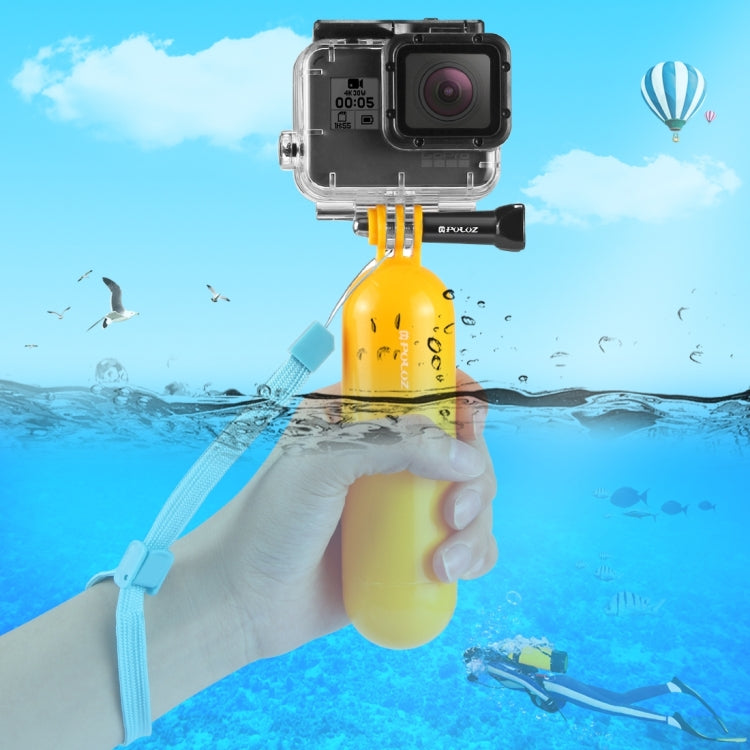 PULUZ Floating Handle Bobber Hand Grip with Strap for GoPro, Insta360, DJI and Other Action Cameras, Bobber Hand Grip Bobber Hand Grip