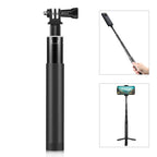 PULUZ 73.5cm Metal Selfie Stick Monopod with Invisible Adapter Base & Screw for Insta360 One RS / X2 / X3 / DJI Osmo 360, 70cm Monopod 70cm Monopod