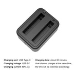 For Insta360 X3 PULUZ USB Dual Batteries Charger with Indicator Light, Battery Charger