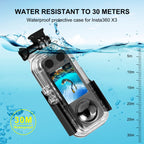 For Insta360 X3 30m Underwater Waterproof Housing Case, 30m Waterproof Case – Waterproof