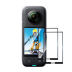 For Insta360 X3 PULUZ 2pcs Curved HD Screen Film, For Insta360 X3