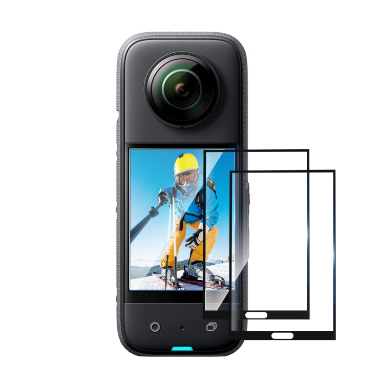For Insta360 X3 PULUZ 2pcs Curved HD Screen Film, For Insta360 X3