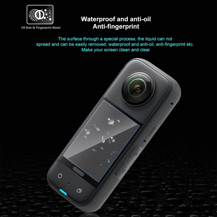 For Insta360 X3 PULUZ 2pcs Curved HD Screen Film, For Insta360 X3