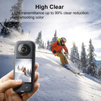 For Insta360 X3 PULUZ 2pcs Curved HD Screen Film, For Insta360 X3