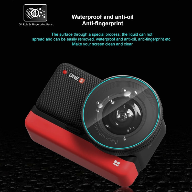 3 in 1 Screen + 4K Lens + Leica Lens Tempered Glass Film – Waterproof, Tempered Glass, Electroplating, For Insta360 One RS