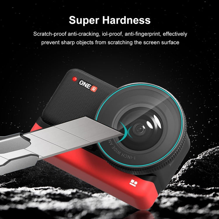 3 in 1 Screen + 4K Lens + Leica Lens Tempered Glass Film – Waterproof, Tempered Glass, Electroplating, For Insta360 One RS