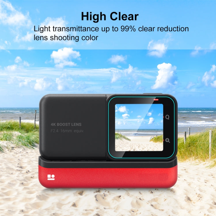 3 in 1 Screen + 4K Lens + Leica Lens Tempered Glass Film – Waterproof, Tempered Glass, Electroplating, For Insta360 One RS