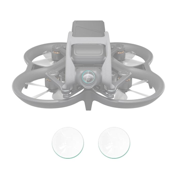 For DJI Avata PULUZ 2pcs Tempered Glass Drone Lens Film, For DJI Avata For DJI Avata
