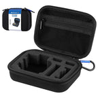PULUZ Waterproof Carrying and Travel Case for GoPro, DJI Osmo Action and other Sport Cameras Accessories, Small Size: 16cm x 12cm x 7cm, For GoPro, Size: 16cm x 12cm x 7cm For GoPro, Size: 16cm x 12cm x 7cm Black