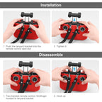 PULUZ Nylon Dual-Hook Anti-lost Anti-fall Neck Strap Lanyard for DJI Mini 3 / 3 Pro / Mavic 3 / Air 2 / 2S Remote Control