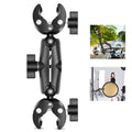 PULUZ Motorcycle Dualheads Crab Clamp Handlebar Fixed Mount for GoPro and Other Action Cameras Default Title