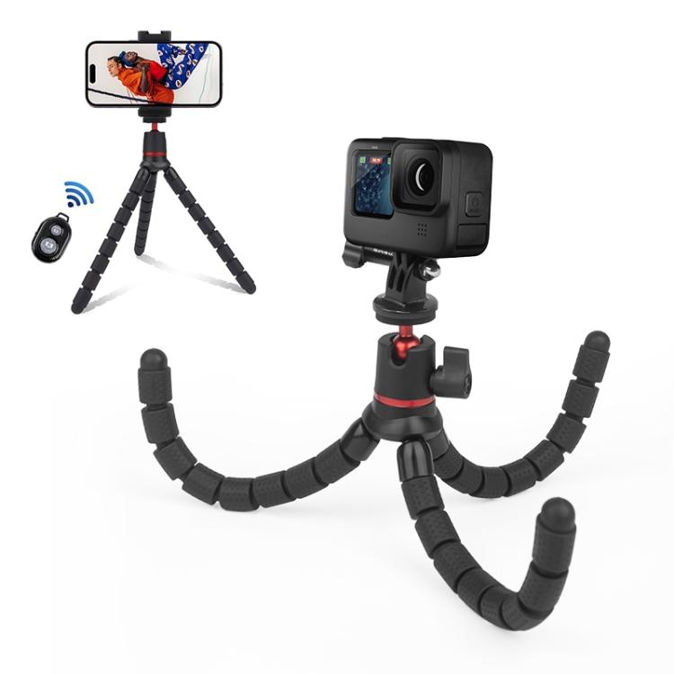 PULUZ Mini Octopus Flexible Tripod Holder with Remote Control for SLR Cameras, GoPro, Cellphone Default Title
