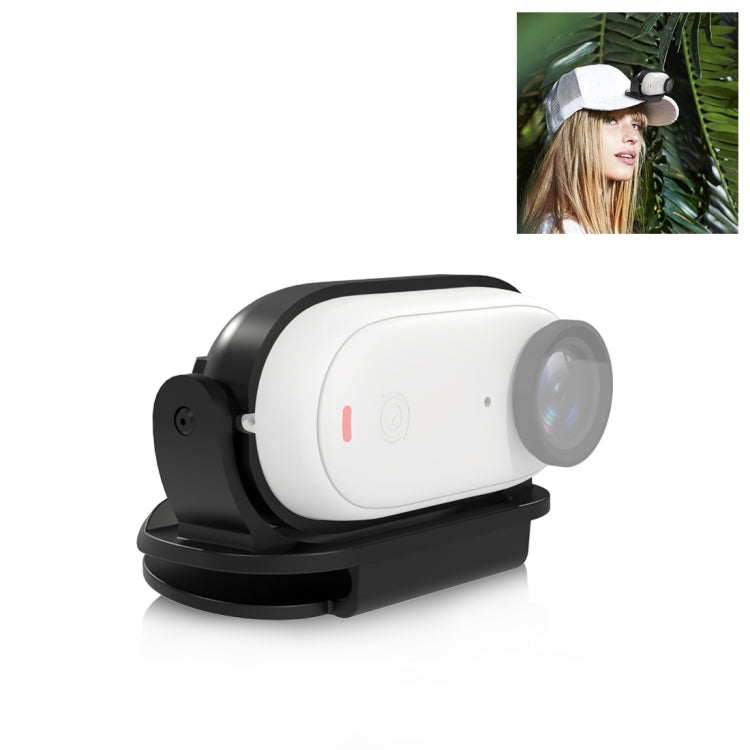 For Insta360 GO3 PULUZ Backpack Hat Rec-mounts Quick Release Clamp Mount, Easy Clip Easy Clip