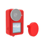 Silicone Protective Case with Lens Cap – Durable Build, Easy to Use, For DJI Osmo Action 4 / 3 For DJI Osmo Action 4 3 Red