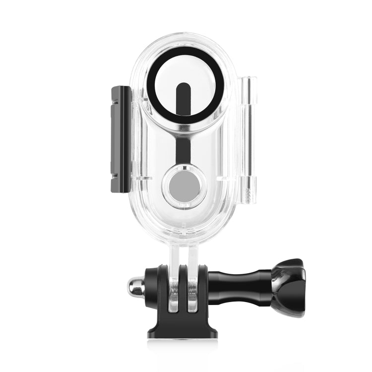 For Insta360 GO 3 40m Underwater Waterproof Housing Case with Base Adapter & Screw, 40m Waterproof Housing Case – Waterproof, Tempered Glass