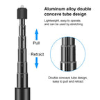For Insta360 X3 PULUZ Rotary Handle Desktop Tripod Stand 110cm Selfie Stick Monopod, Desktop Tripod Stand 110cm Selfie Stick