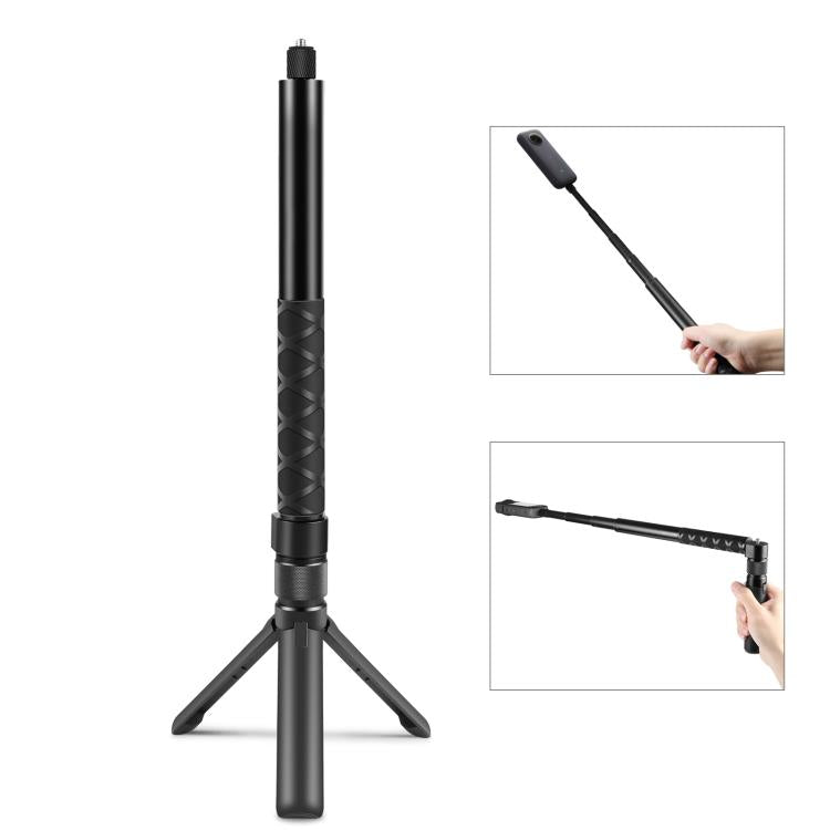 For Insta360 X3 PULUZ Rotary Handle Desktop Tripod Stand 110cm Selfie Stick Monopod, Desktop Tripod Stand 110cm Selfie Stick Desktop Tripod Stand 110cm Selfie Stick