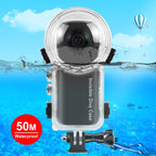 For Insta360 X3 PULUZ 50m Waterproof Sealed Diving Case, Invisible Dive Case Invisible Dive Case