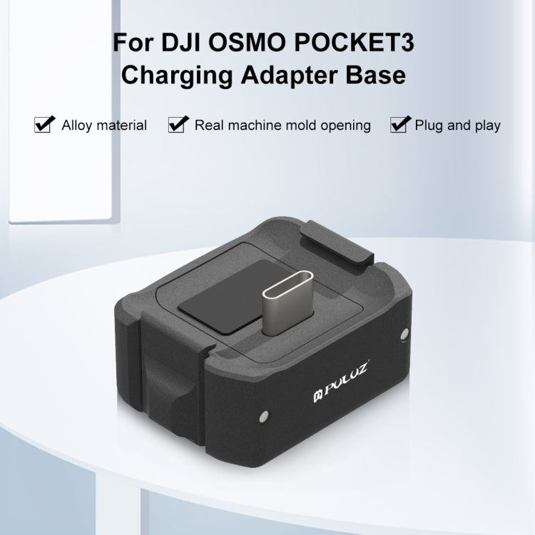 For DJI OSMO Pocket 3 USB-C / Type-C Dock Desktop Charging Base Aluminum Alloy Bracket, Desktop Charging Base – Aluminum Alloy