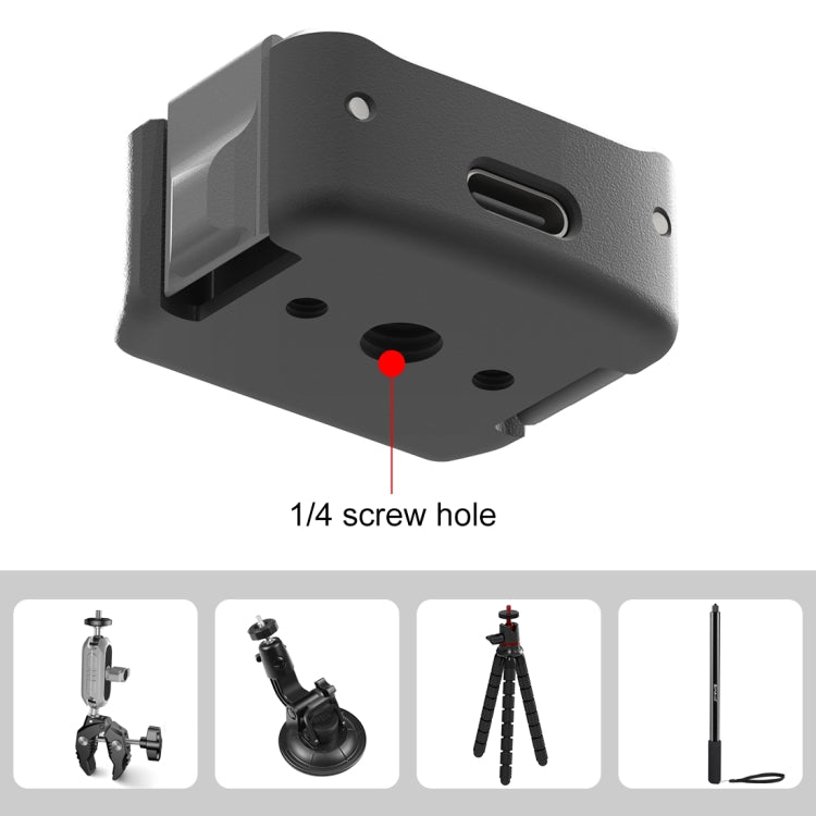 For DJI OSMO Pocket 3 USB-C / Type-C Dock Desktop Charging Base Aluminum Alloy Bracket, Desktop Charging Base – Aluminum Alloy