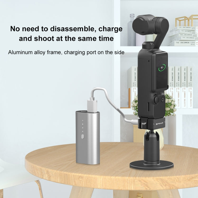 For DJI OSMO Pocket 3 USB-C / Type-C Dock Desktop Charging Base Aluminum Alloy Bracket, Desktop Charging Base – Aluminum Alloy