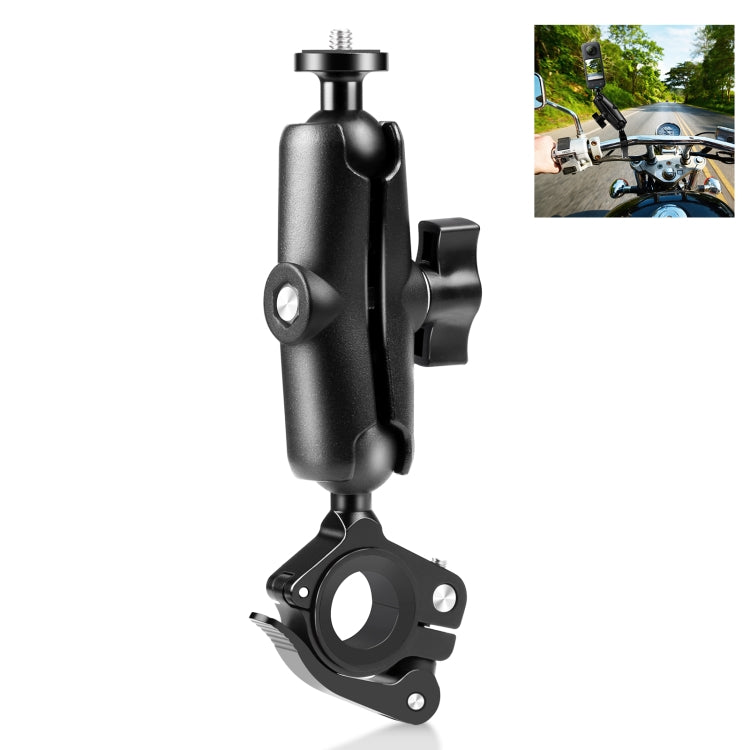 PULUZ Motorcycle O-Clip Quick Release Clamp Handlebar Fixed Mount Holder for GoPro and Other Action Cameras, O-Clip Mount O-Clip Mount
