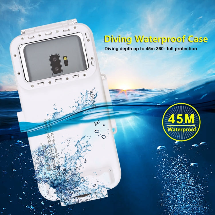 PULUZ 45m/147ft Waterproof Diving Case Photo Video Taking Underwater Housing Cover for iPhone 17 Pro / 17 / Air / 16 / 16 Pro / 15 / 15 Pro, Galaxy, Huawei, Xiaomi, Google Android OTG Smartphones with Type-C Port, Universal Case for Type-C Port Phones