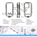 40m/130ft Waterproof Diving Case for 15 Pro Max / 15 Plus / iPhone 14 Plus / 14 Pro Max / 13 Pro Max / 12 Pro Max / 11 Pro Max, with One-way Valve Photo Video Taking Underwater Housing Cover – Waterproof, Lanyard, Touch Control