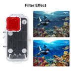 For iPhone 16 Pro Max PULUZ 40m/130ft Waterproof Diving Case with One-way Valve Photo Video Taking Underwater Housing Cover, For iPhone 16 Pro Max (Transparent)