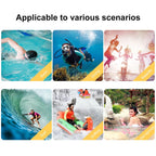 For iPhone 16 Pro Max PULUZ 40m/130ft Waterproof Diving Case with One-way Valve Photo Video Taking Underwater Housing Cover, For iPhone 16 Pro Max (Transparent)