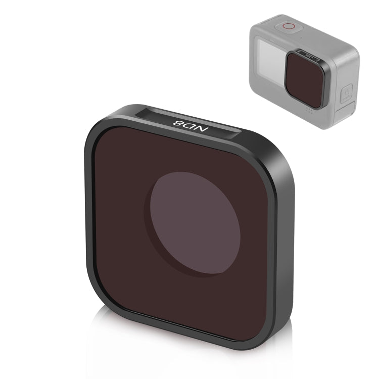 PULUZ Action Camera ND8 Lens Filter ForGoPro HERO13 Black /12 Black /11 Black /11 Black Mini /10 Black /9 Black, ND8 ND8