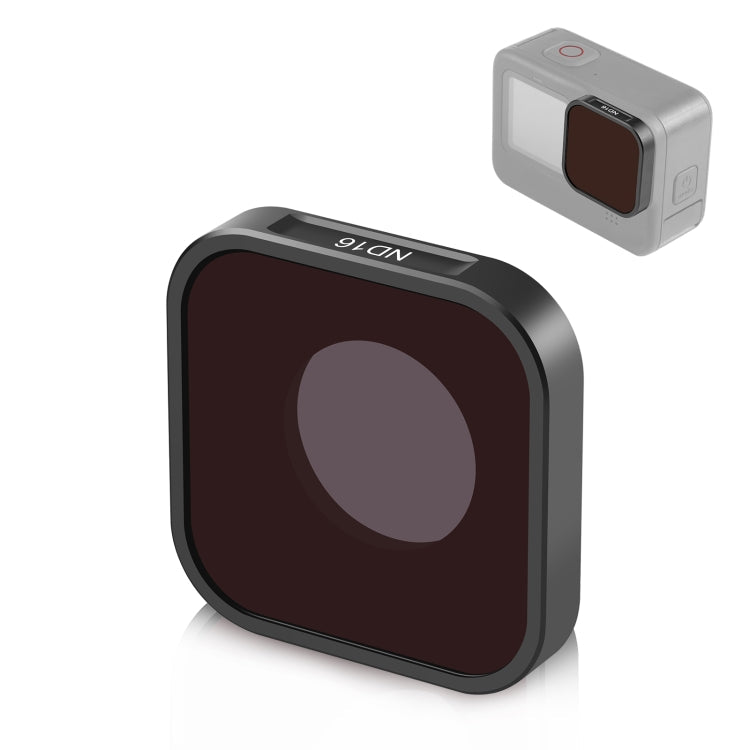 PULUZ Action Camera ND16 Lens Filter For GoPro Hero11 Black / Hero11 Black mini / HERO10 Black / HERO9 Black, ND16 ND16