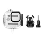 For GoPro Hero11 Mini Black PULUZ 40m Waterproof Housing Protective Case with Buckle Basic Mount & Screw, For GoPro Hero11 Black Mini