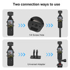 For DJI OSMO Pocket 3 PULUZ Metal Protection Frame Cage Adapter Bracket with Dual Cold Shoes, Metal Protection Frame