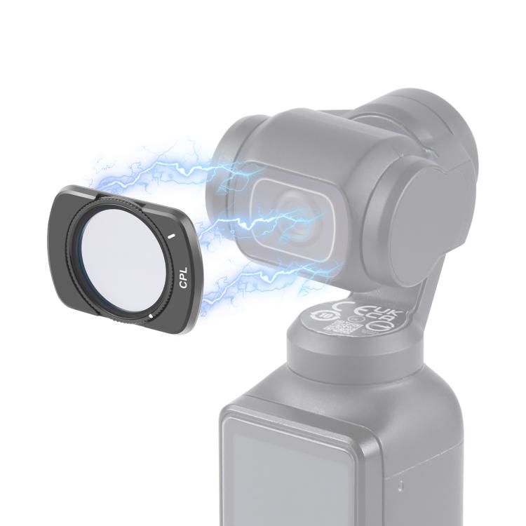 For DJI Pocket 3 PULUZ Magnetic Camera Lens CPL Filter, CPL Filter CPL Filter